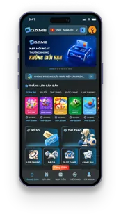 Ứng dụng KGAME trên điện thoại